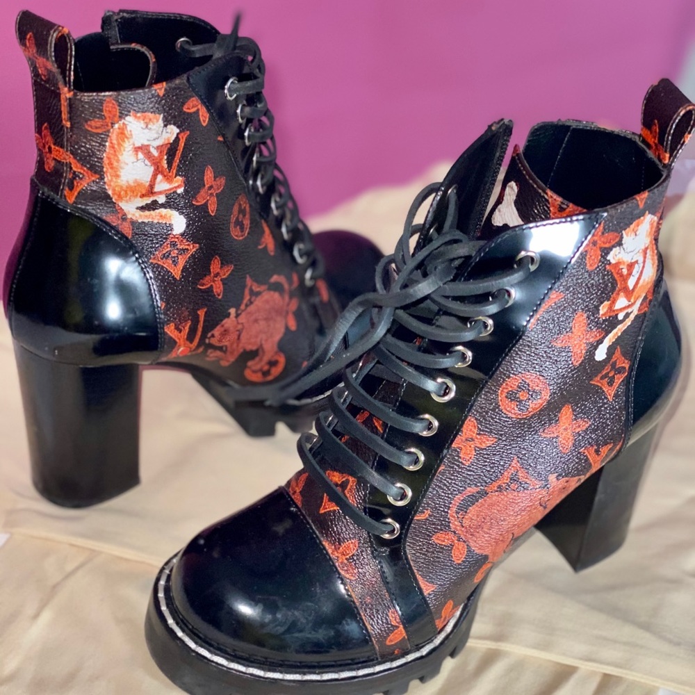 Louis Vuitton heeled boots